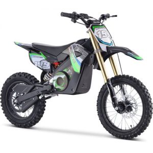 Pro Electric Dirt Bike, 48v 1600w Lithium - Green